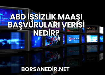 ABD İşsizlik Maaşı Başvuruları Verisi Nedir?