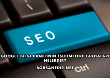 Google Bilgi Panelinin İşletmelere Faydaları Nelerdir?